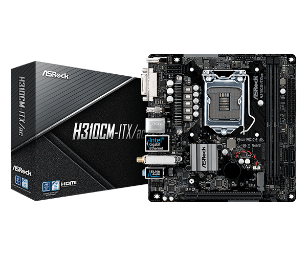 ジャンクマザボ　ASROCK　H310CM-ITX-ac　LGA1151 ASRock > H310CM-ITX/ac