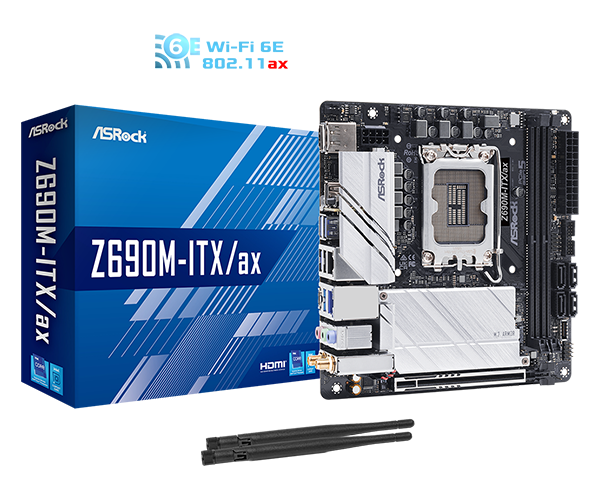 ASRock Z690M-ITX/ax 13600t メモリ32gb セット ASRock > Z690M-ITX/ax