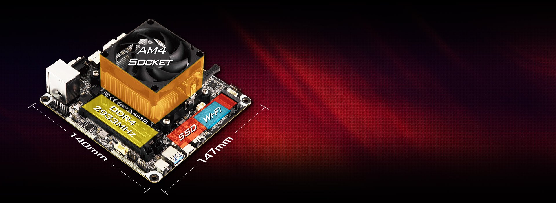 DeskMini A300【Ryzen5/32GB/Win11Pro/WiFi】 DeskMini A300 | ASRock ミニPCシリーズ | 株式会社アスク