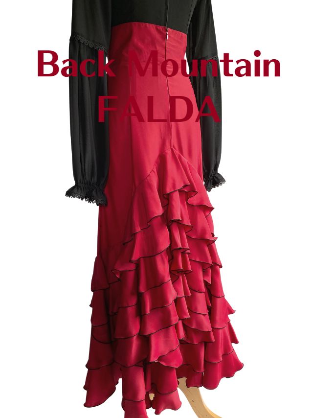 フラメンコ衣装_ファルダ_ハイウエスト