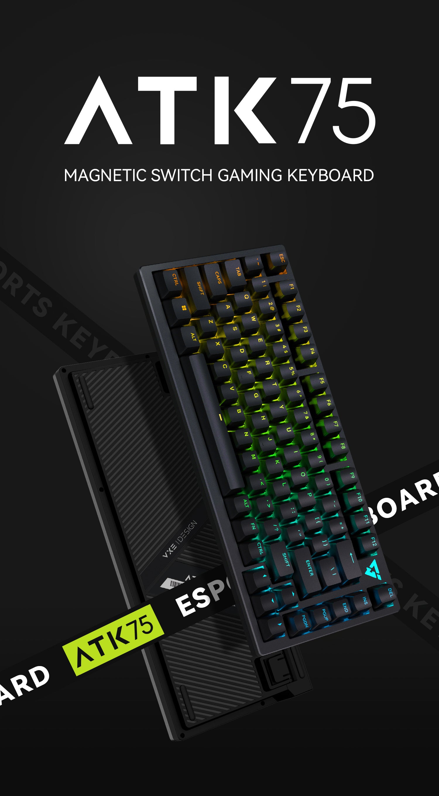 ATK75 | Customizable Magnetic Switch Gaming Keyboard – ATK Gaming Gear