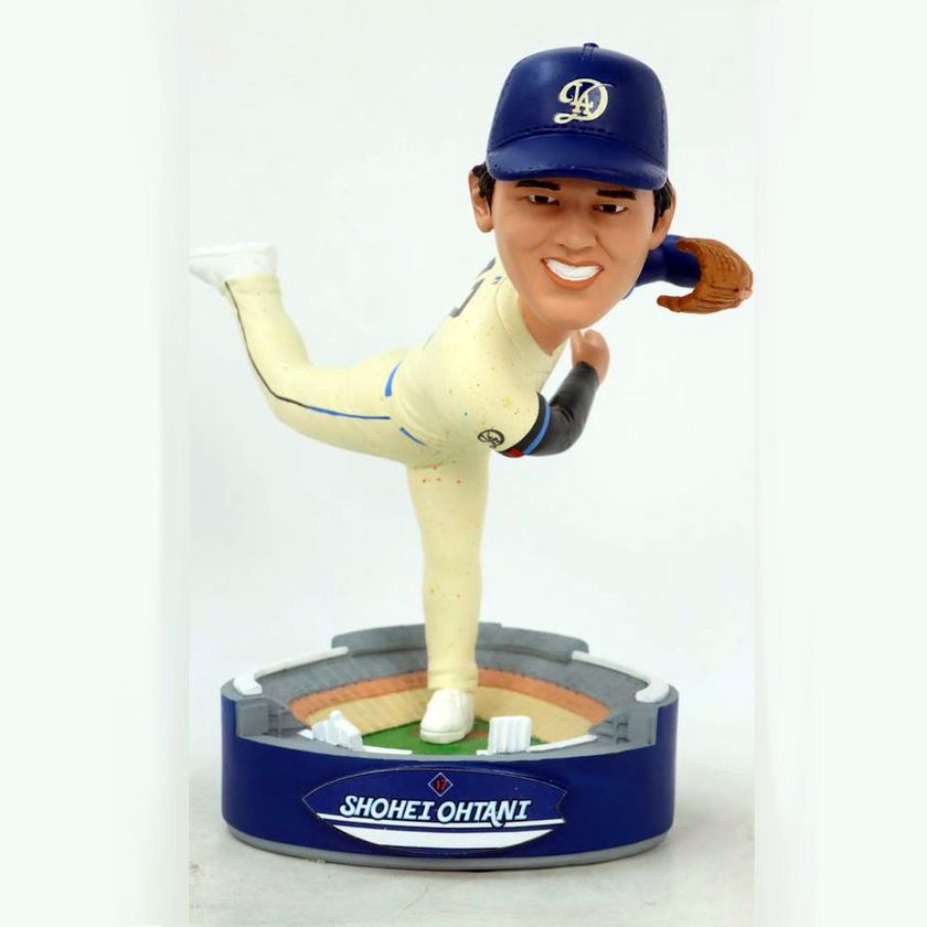 大谷翔平のドジャース・ピッチャー復帰モデル、限定ボブルヘッドがPGS