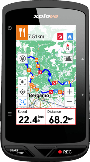 自転車用ドライブレコーダー機能搭載 HDビデオカメラ付きGPSサイクル