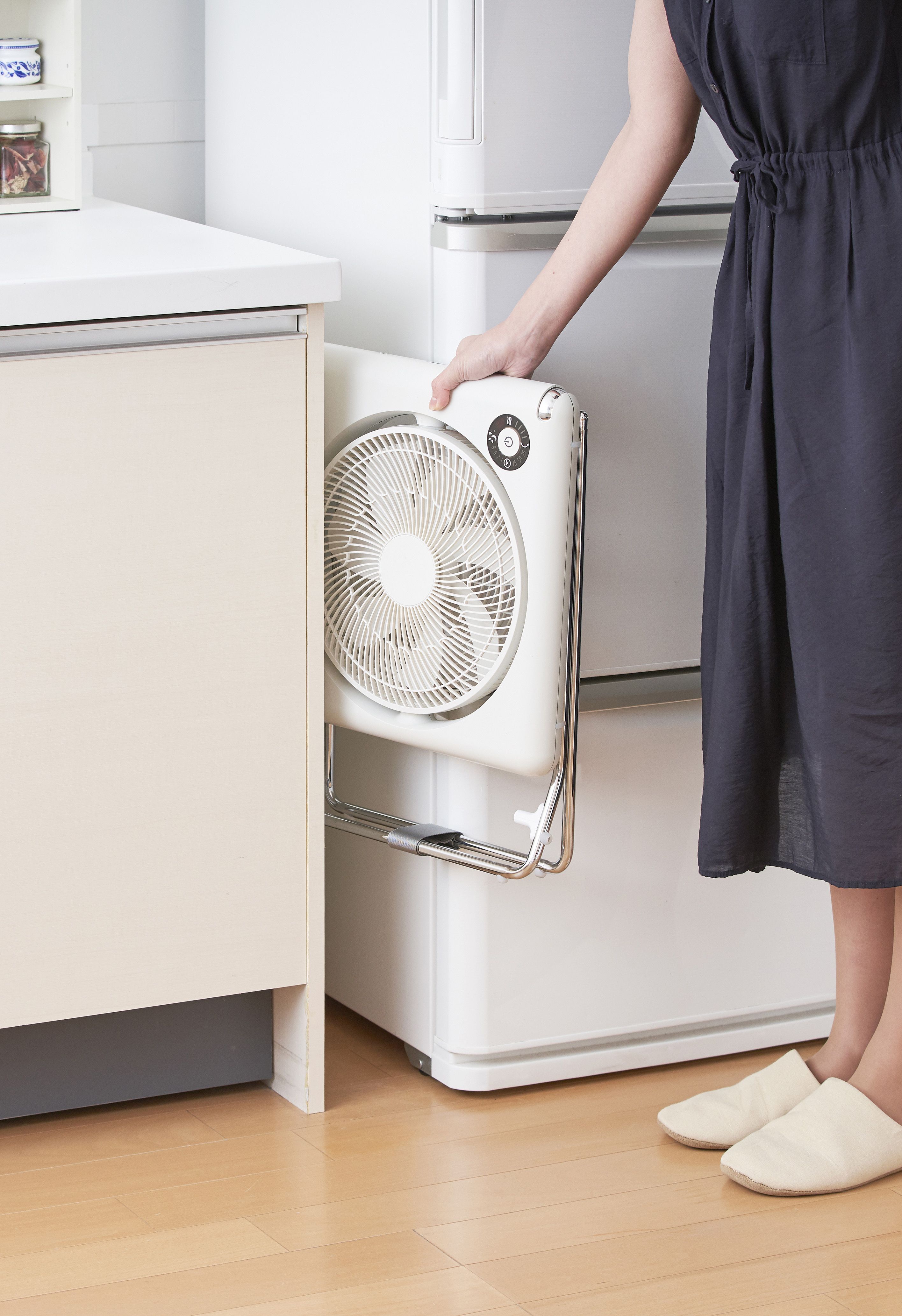 スッとしまえて、パッと使える！ 収納に困らない扇風機