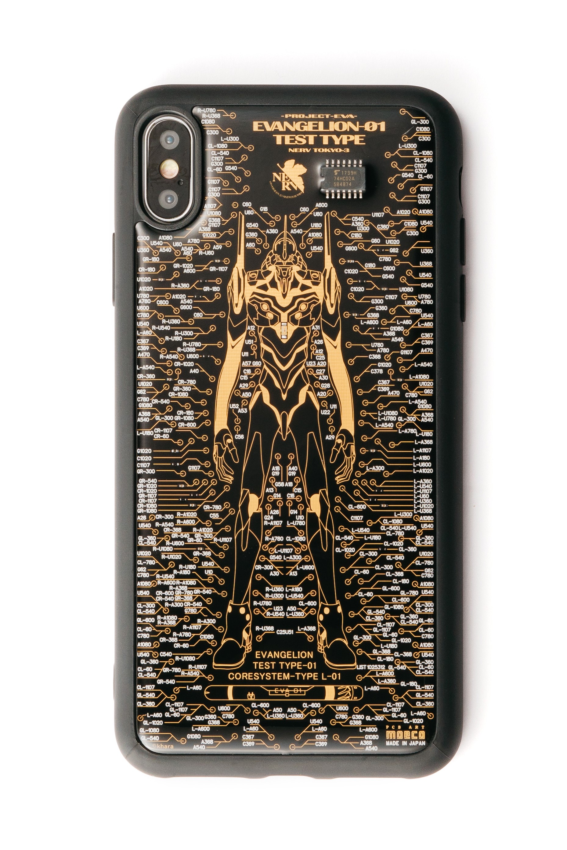 エヴァンゲリオンがプリント基板で光るiPhoneケースに！ iPhone XS Max