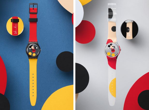 スウォッチ、ミッキーマウス生誕90周年を祝して ダミアン・ハースト