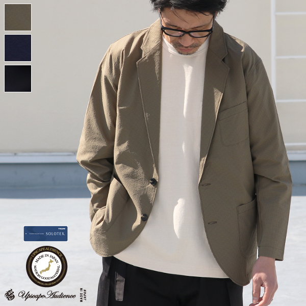SOLOTEX（ソロテックス）DRY サッカーギンガム 2釦 サックジャケット