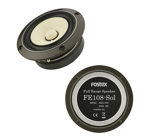 FOSTEX 2,000台限定 10cmコーン型フルレンジユニット FE108-Sol発売