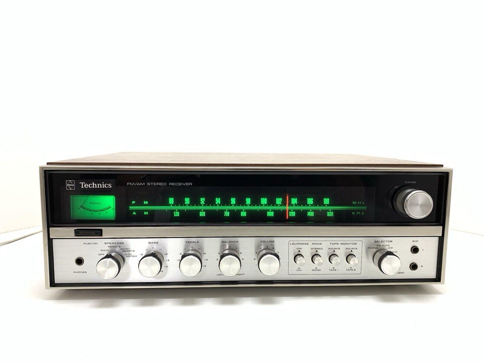 TECHNICS SA 5200 AM/FM Stereo Receiver 2X14Watts RMS Vintage 1973