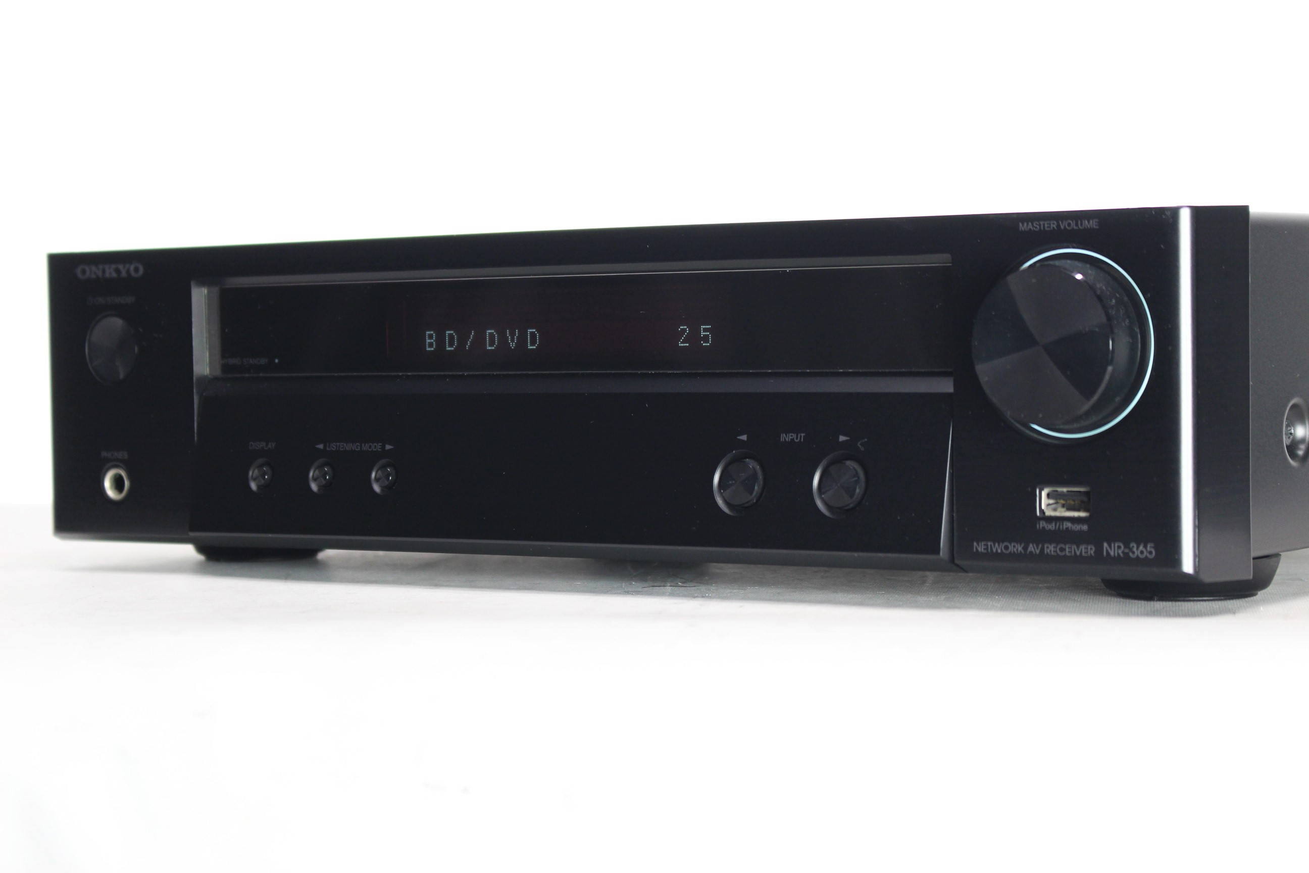 動作品 ONKYO NR-365 NETWORK AV レシーバー radiko 工場 ONKYO NR-365