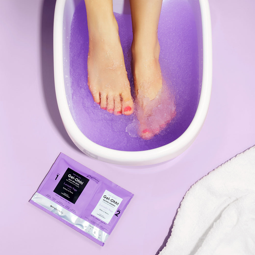 Lavender Gel-Ohh Jelly Spa Pedicure Kit | AvryBeauty