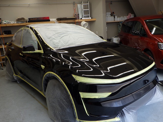 Tesla テスラ モデルY RDW（ZAA-YL1YT）磨き＆コーティング