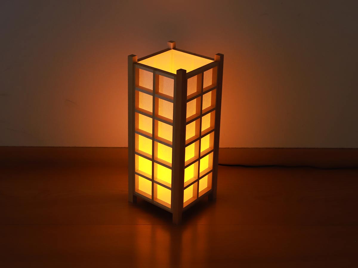 組子細工のLEDランプ「穂の華」｜和室のインテリアに