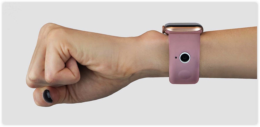 悪用厳禁！デュアルカメラ搭載のApple Watchバンド『Wristcam』が写真