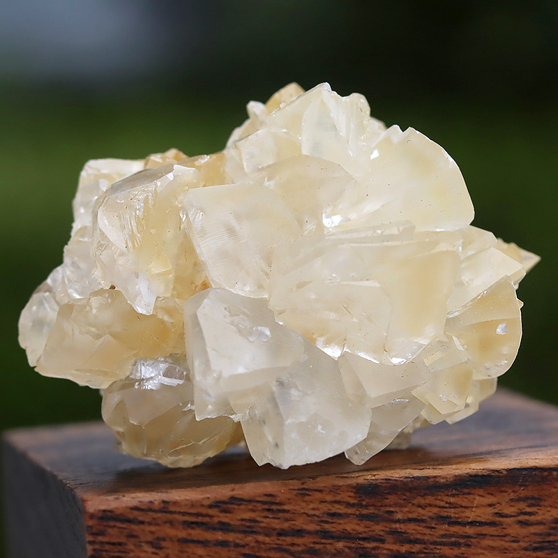 雲南省産イエローカルサイトクラスター-014水晶クラスター、天然石