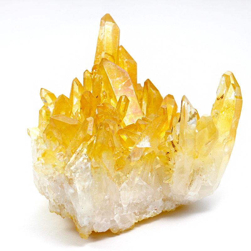 店長厳選】アーカンソー産ゴールデンヒーラー水晶クラスター-139水晶