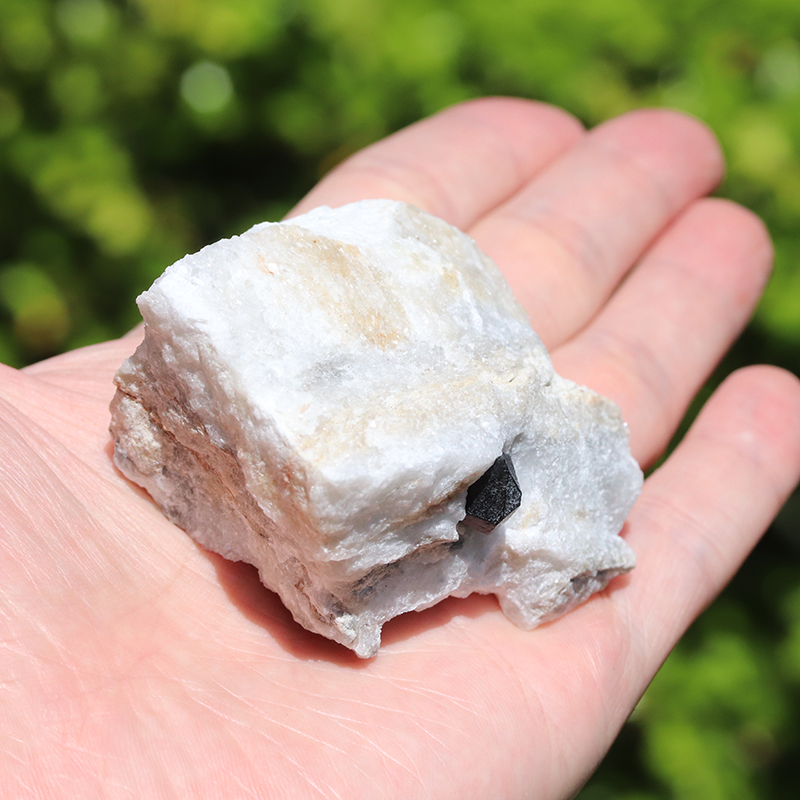 超稀少！閉山両剣結晶！イタリア産モリオン原石（大理石母岩）-180水晶