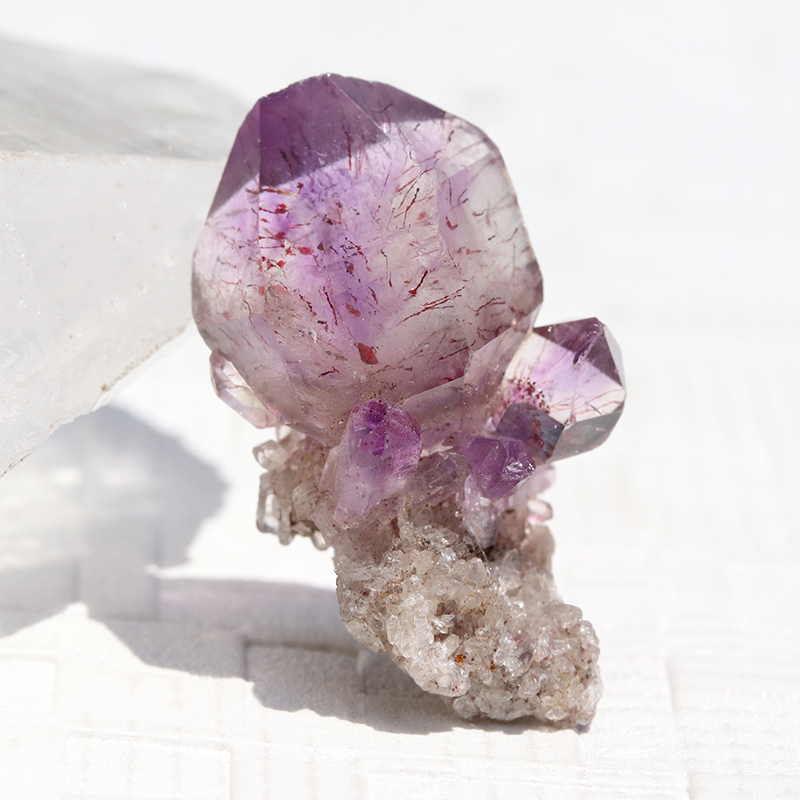 ジンバブエ産アメジスト（シャンガーンアメジスト）原石-005水晶