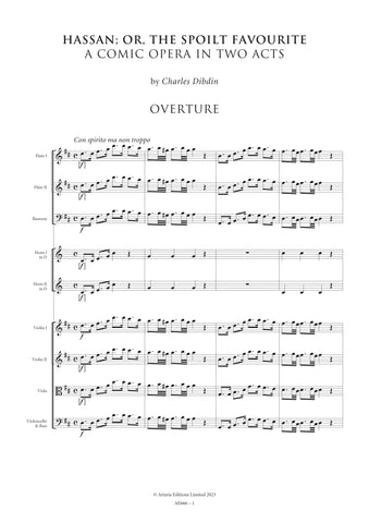 Johann Baptist Wanhal: Sinfonia in E Minor (Bryan e1) – Sheet Music