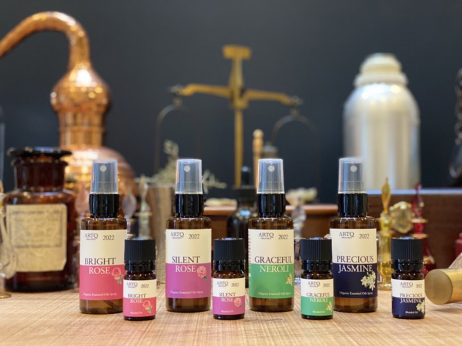 アロマフレグランスセット（ジャスミン&プルーン、ロマンス