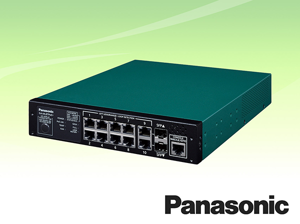 PN260893 Panasonic レイヤ2 PoE給電スイッチングハブ GA-ML8TPoE+: