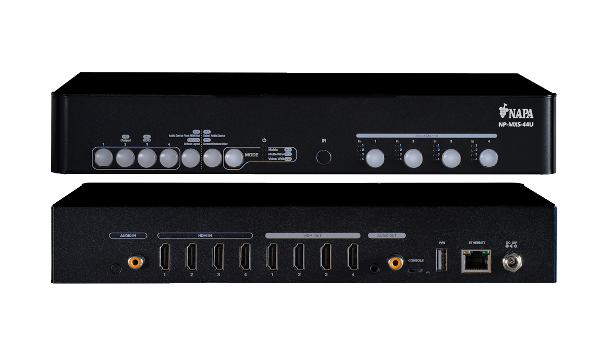 NP-MXS-44U - 4K@60対応 HDMIマトリクススイッチャー 製品詳細