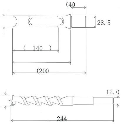 小林式 角のみ (組) 15mm 日立用 - 大工道具・金物の専門通販アルデ