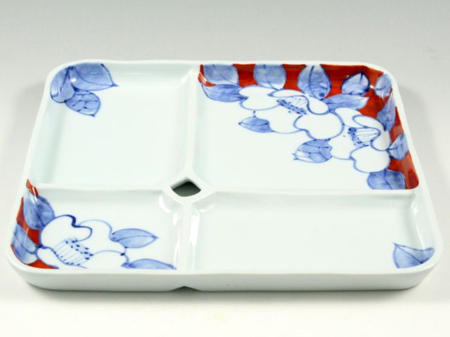 One Plate 1+3+hole オールインワン仕切りプレート【有田焼 三光堂】