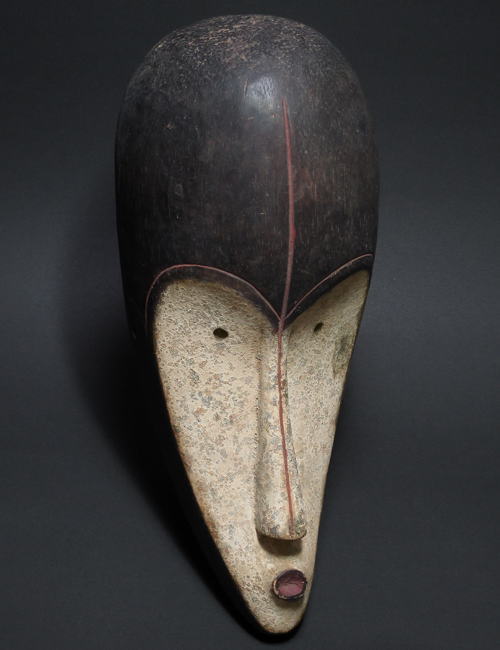火の霊の仮面<アフリカの仮面(木彫り)：アフリカ雑貨アザライ