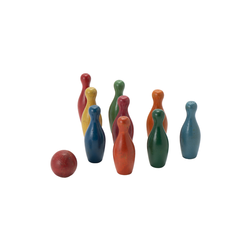 AWABEES / 木製カラフルミニボーリング ピン＆ボール