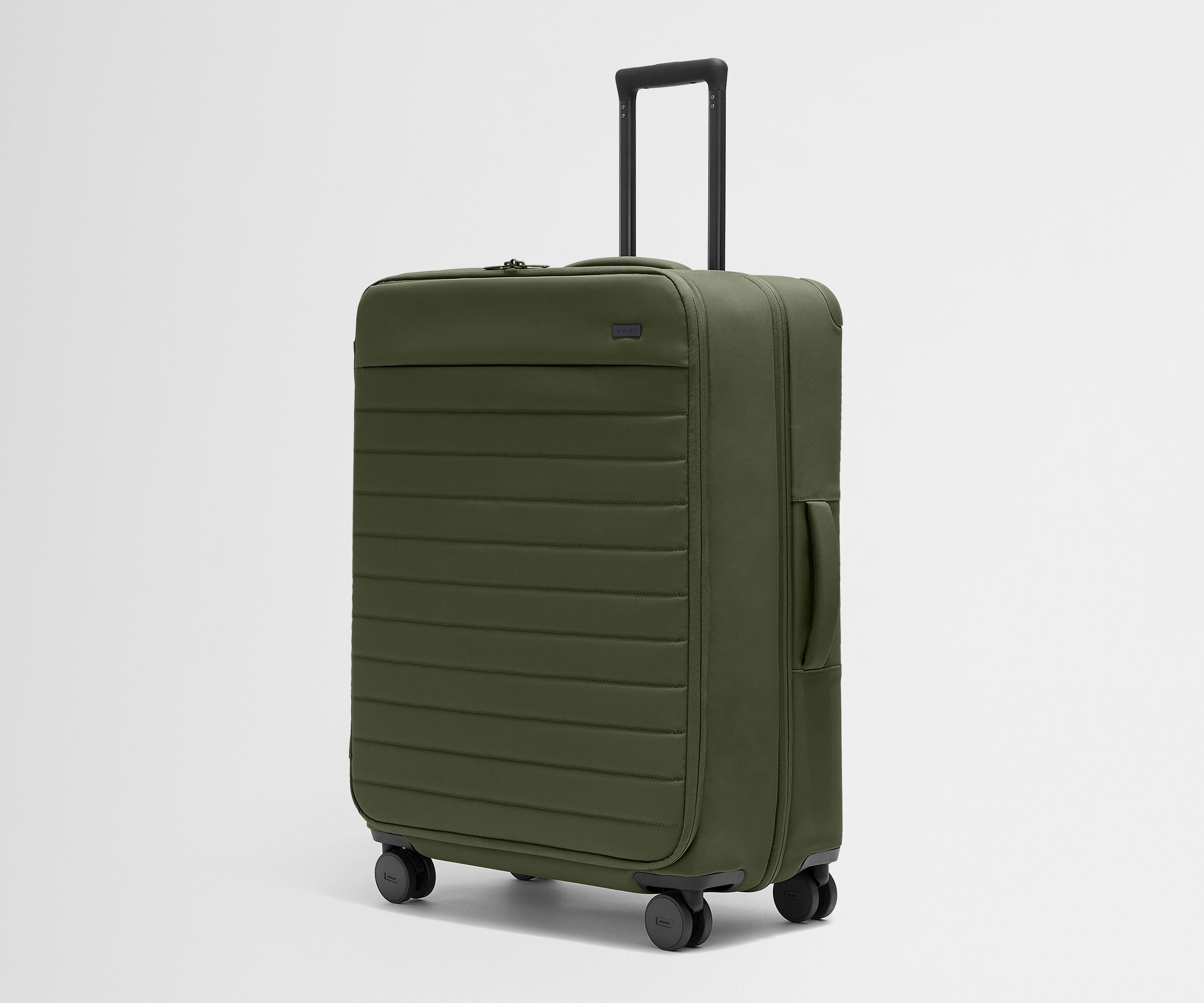 Olive Green Large Soft Shell Suitcase: Checked Luggage | Away