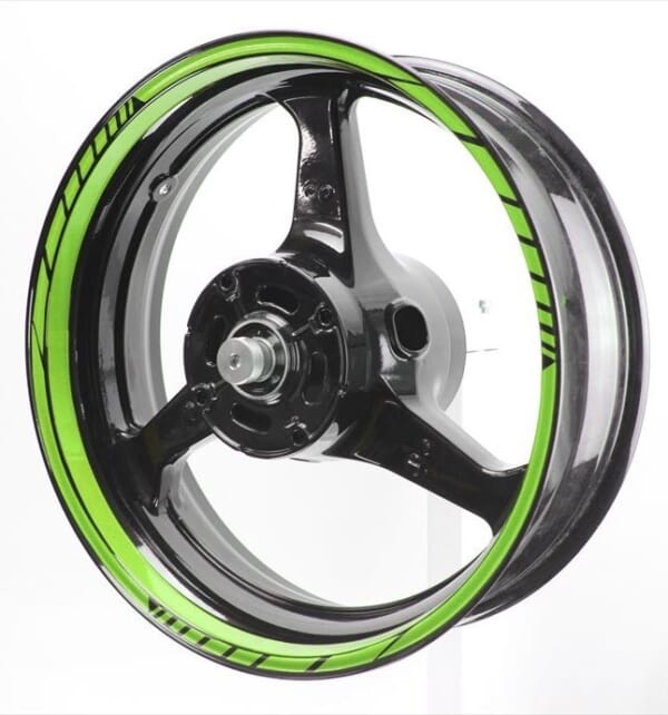 バイクホイールにステッカーを貼っておしゃれにかっこよくしませんか