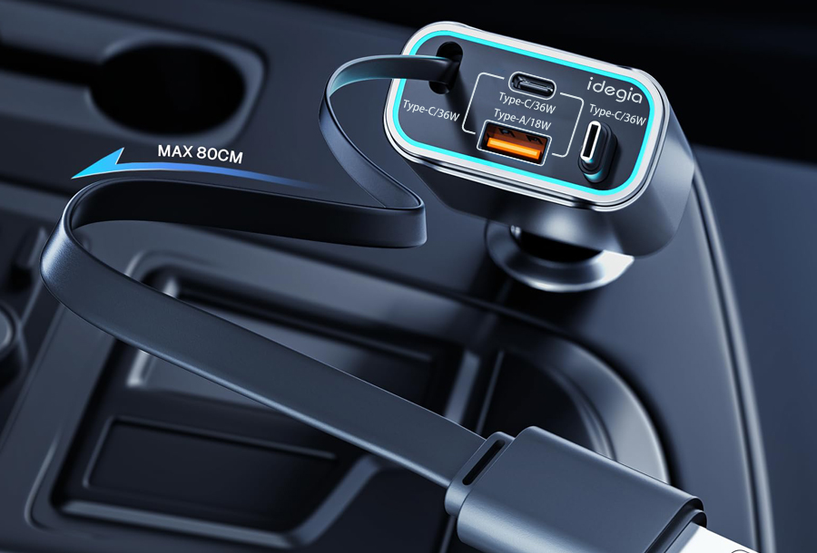 TWINリール充電器 ケーブルC x2+ポートA+C (X-377) | 株式会社アークス