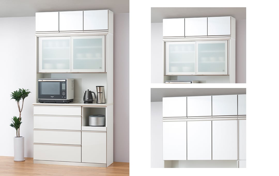 AYANO Atira 食器棚 ホワイトAXシリーズ 美品/お値下げしました】AYANO