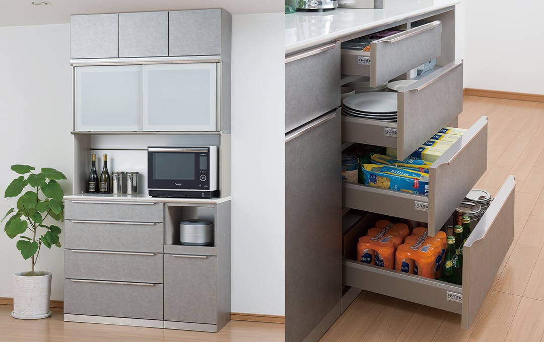 マンションにもぴったり！80〜120cm幅の食器棚カタログ｜コラム｜最高