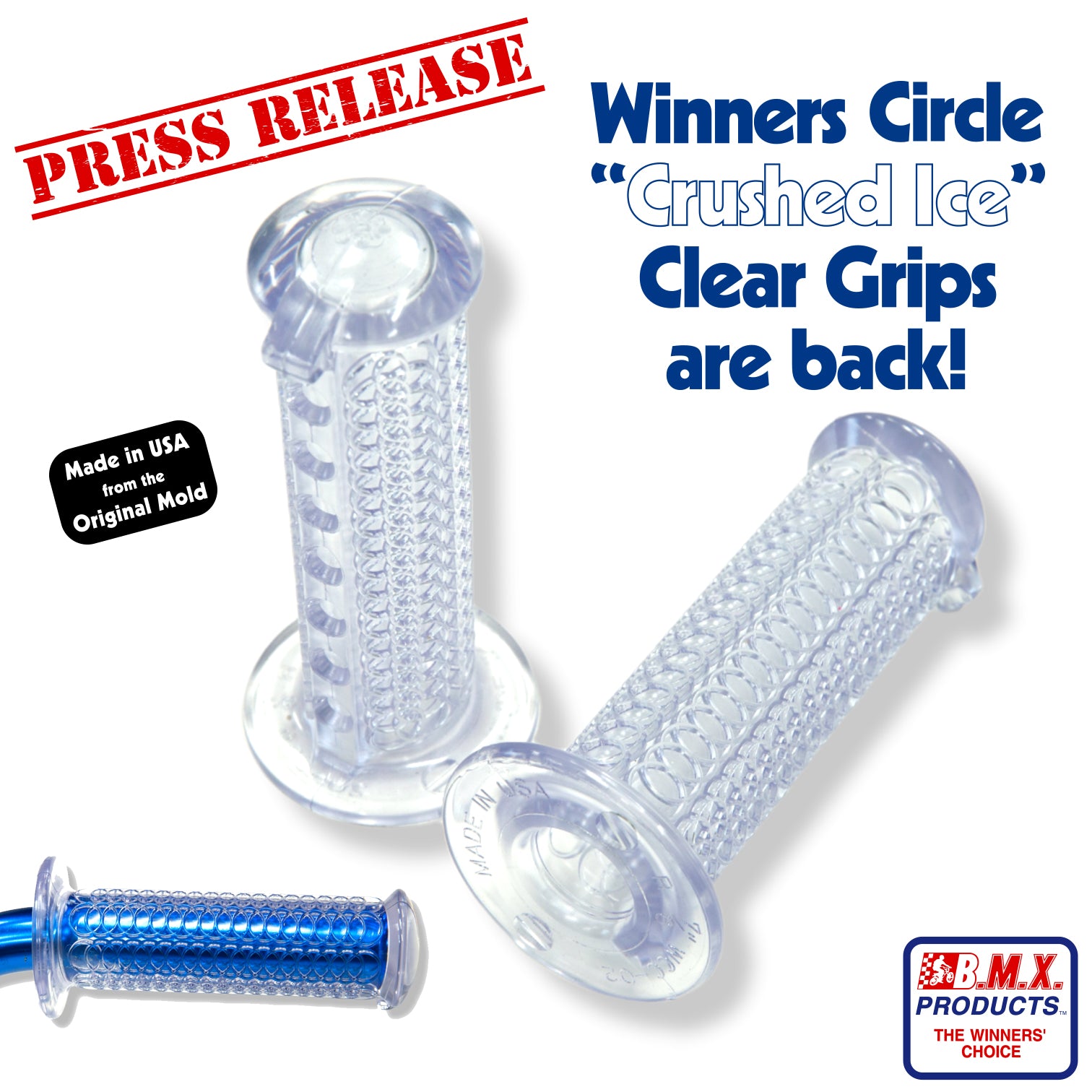 Winners Choice or Winners Circle CLEAR Grips | BMX Products USA