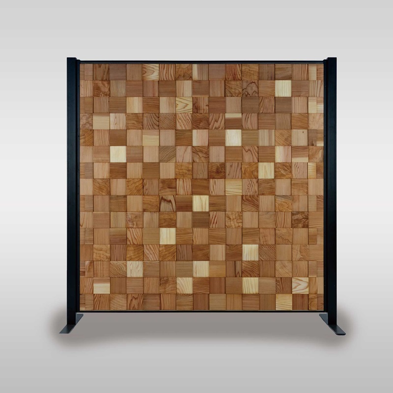 モザイクアートパーティション｜天然木フローリングのボード株式会社