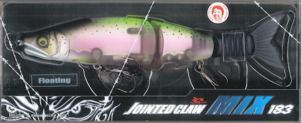 ガンクラフト 鮎邪 ジョインテッドクローミックス183 タイプF