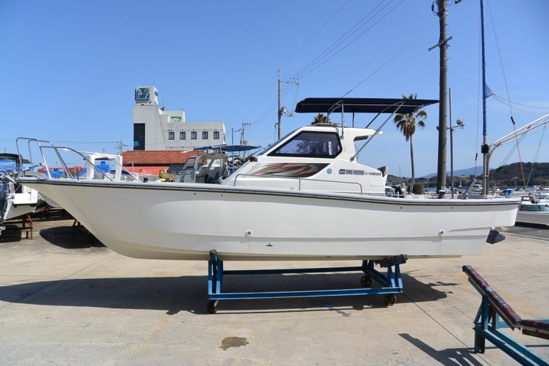 中古艇情報 ヤマハ FG-25 D201KH （釣り艤装満載の陸上保管艇） | 中古