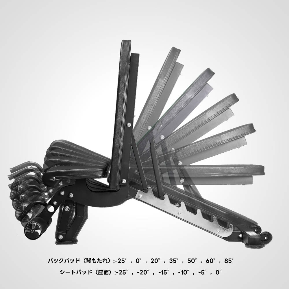 アジャスタブル インクライン＆デクラインベンチEX TM217｜BODYMAKER