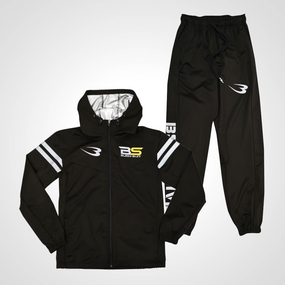 BURN－SUIT】サウナスーツアクティブ セットアップスーツ M