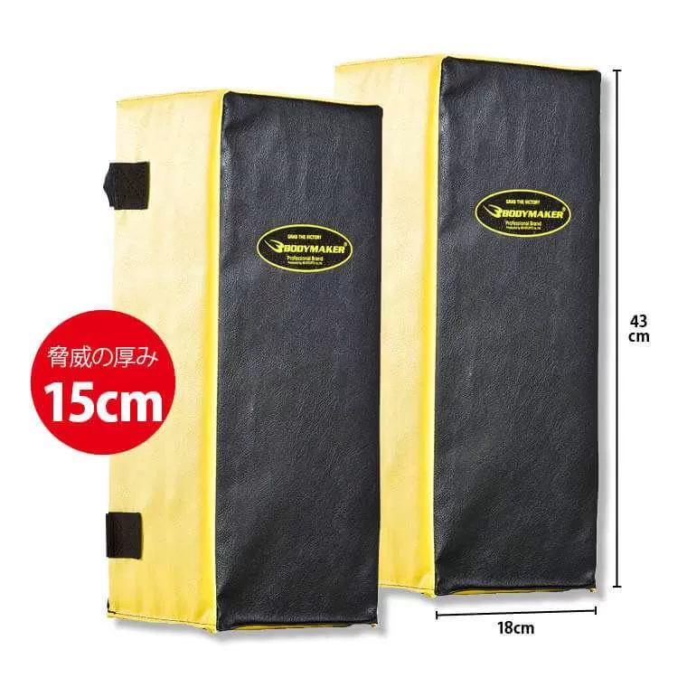 ハイパーキックミットSP 2個セット ブラック×イエロー KM115BKYE