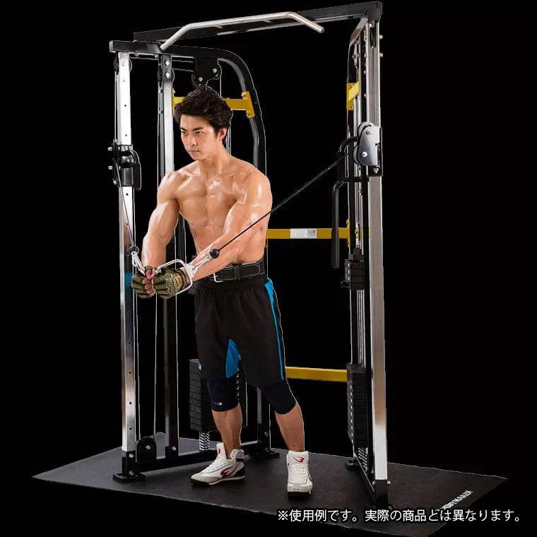 ケーブルクロスオーバー ショートレンジSP TM168BKYE｜BODYMAKER