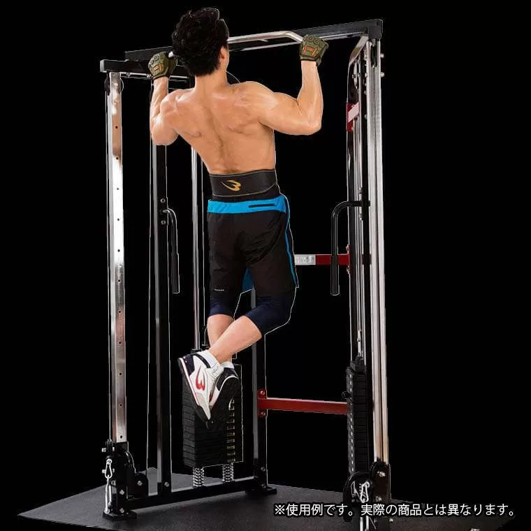 ケーブルクロスオーバー ショートレンジSP TM168BKYE｜BODYMAKER