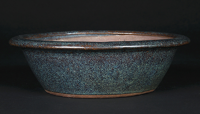 海鼠釉外縁丸鉢 | 盆栽、盆栽書籍、盆栽鉢の通販│近代出版