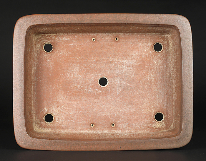 行山外縁下紐長方鉢 | 盆栽、盆栽書籍、盆栽鉢の通販│近代出版