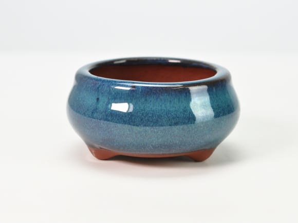 露草小鉢 袋型 盆栽鉢 青 3号 鉢幅9cm×高さ5cmを販売｜盆栽妙 – 盆栽妙