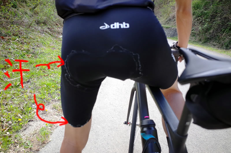 サイクルウェアのコーディネートにdhbのAeronジャージとビブショーツは