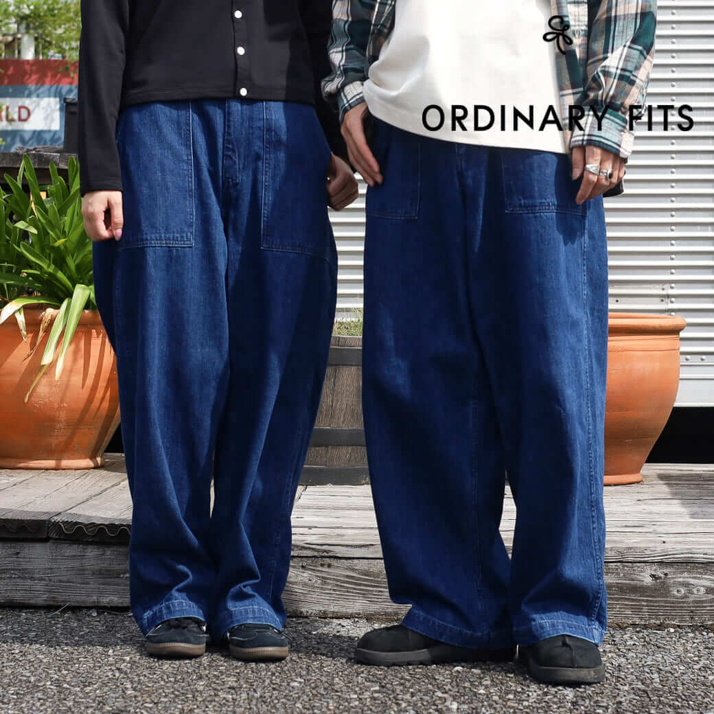 ORDINARY FITS オーディナリーフィッツ JAMES FATIGUE DENIM USED
