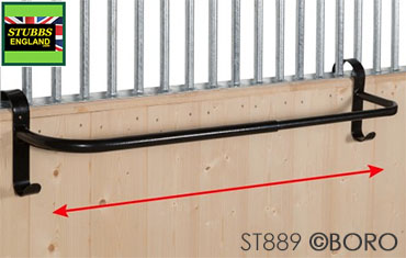 馬具・乗馬用品・スタッブスポータブル馬着ハンガーラグレール・ボロ